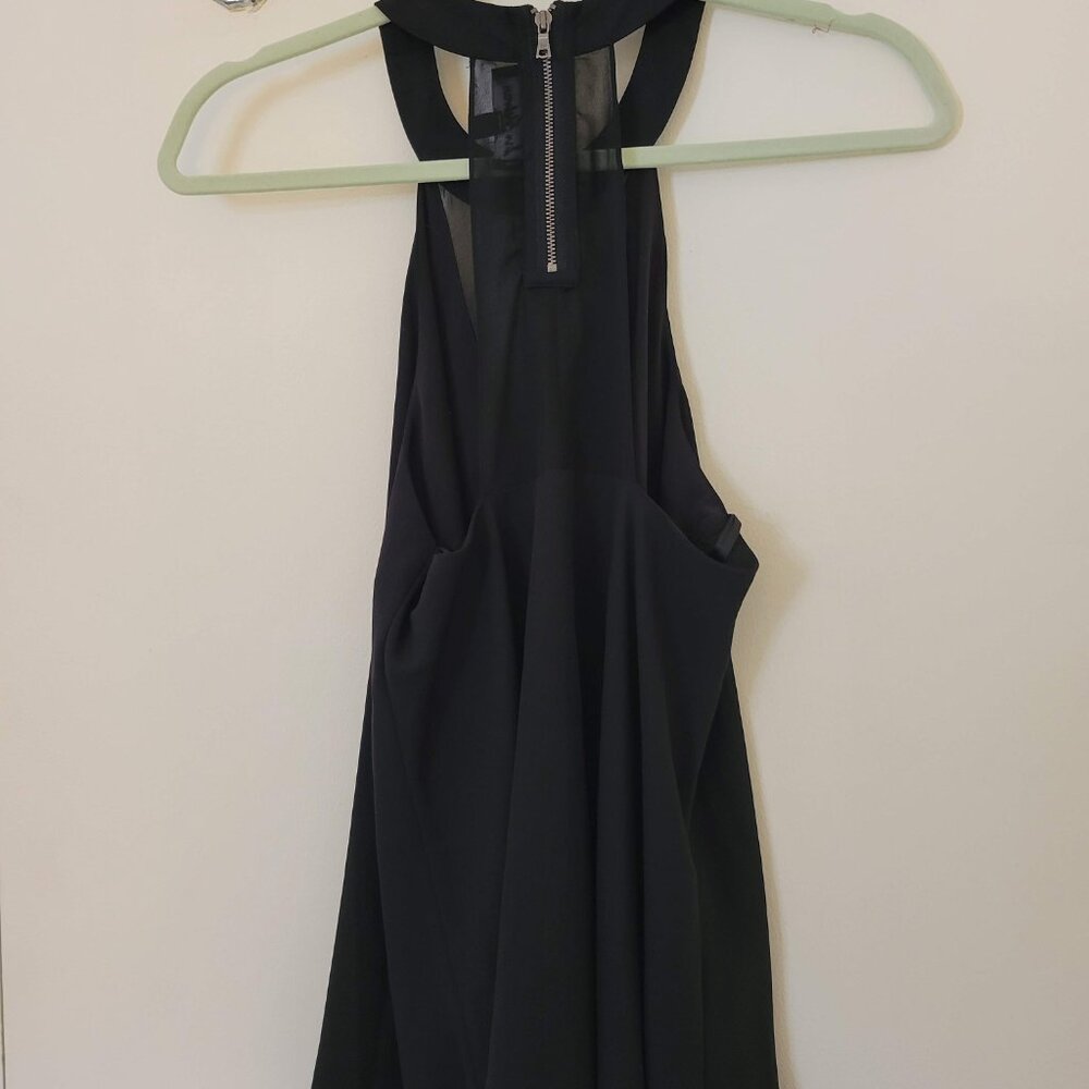 Sam Edelman Black Sheer Halter Top - Picture 3 of 5